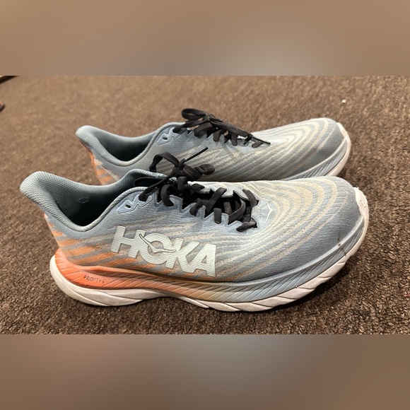 Hoka One One Other - EUC HokuLight Blue Orange Athletic Shoes Men's Sneakers 10.5